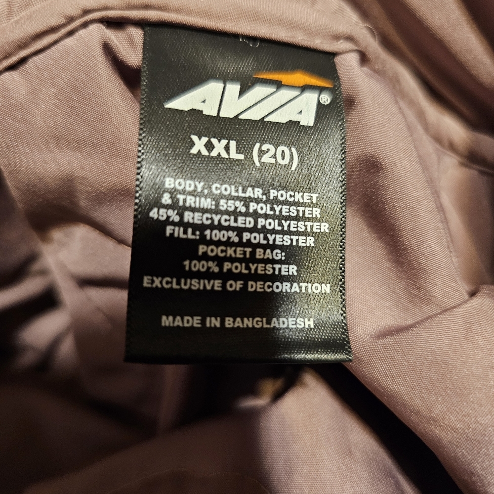 NWOT Avia XXL (20) Half Zip Pullover Jacket - Picture 5 of 10